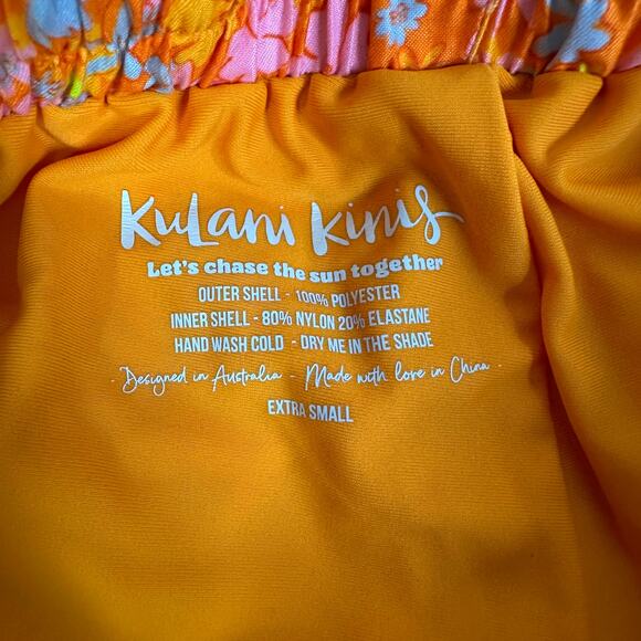 Kulani Kinis Men's Swim Trunks in Dandelion Daze Size XS - Picture 3 of 4